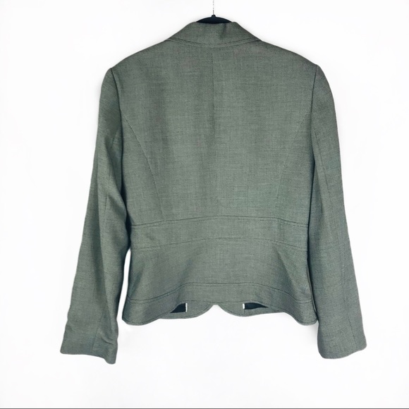 Calvin Klein Gray Stretch Blazer - Size 10 - Picture 4 of 9